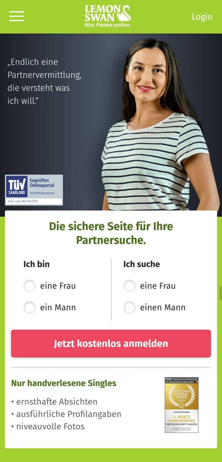 LemonSwan Test im Detail- vergleiche-datingportale.de